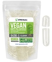 XPRS Nutra Maat 1 Lege Capsules - 500 Tel helder Lege Vegan Capsules - Vegetarische pillen - DIY plantaardige Capsule vullen- Veggie pilscaps voor Do-It-Yourself Supplementen