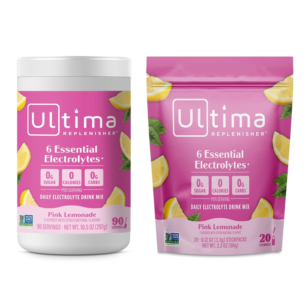 Ultima Replenisher Electrolyte Powder Drink Mix Bundle 