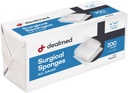 Dealed 4" x 4" Chirurgische Sponges, 12-laags, Absorberende geweven Gauze Pads, Niet-steriele Wound Care voor EHBO Kit en medische voorzieningen, 200 Telling (Pack of 1)
