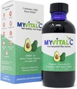 MyVitalC Biologische Avocado Olie - Pure ESS60 Antioxidant Supplement - Kan helpen met anti-aging, levensduur, slaap, Meer energie - Performance - 120ML