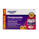Equate - Omeprazol Magnesium 20,6 mg, zuurreducer, vertraagde afgifte, 42 capsules (verpakking van 2)