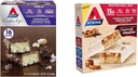 Atkins Chocolate Coconut Bar 16 Telling, Vanilla Caramel Pretzel Proteïne Maaltijd Bar 5 Tellen