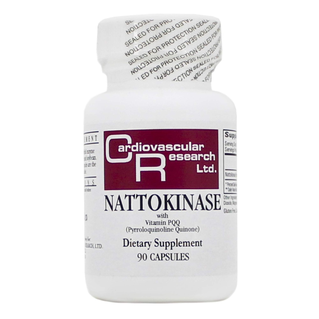 Nattokinase 50mg/1000FU 90 Capsules - 2 Pack - Ecologische Formules/Cardiovasculaire Onderzoek