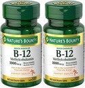 Natures Bounty Methylcobalamine B12 Microlozenge Tablets, 1000 mcg, 120 Tellen), 60 Tellen (pakket van 2)