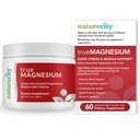 NatureCity TrueMagnesium Zeer absorbeerbare chelated Magnesium Bisglycinate Powder Drink Mix (60 porties) - Magnesium Supplement voor slaap en ter ondersteuning van bot gezondheid & spieren