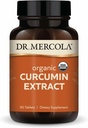 Dr. Mercola Organic Curcumin Extract, 90 porties (90 tabletten), Dieetsupplement, Niet-GMO, Gecertificeerd USDA Biologisch