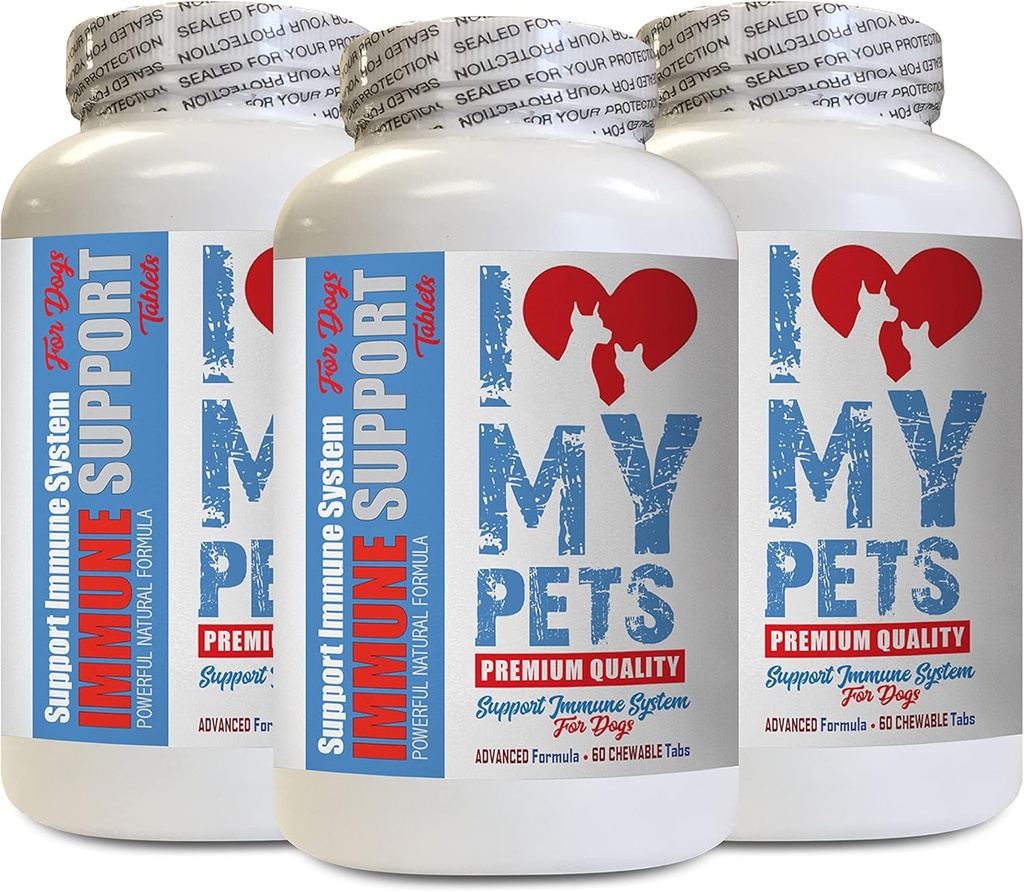 antioxidant Hondenrelief - Honden Immune Support - Booster - Gezond PET - Supplement - Honden Allergie Relief Pillen - 180 Treats (3 flessen)