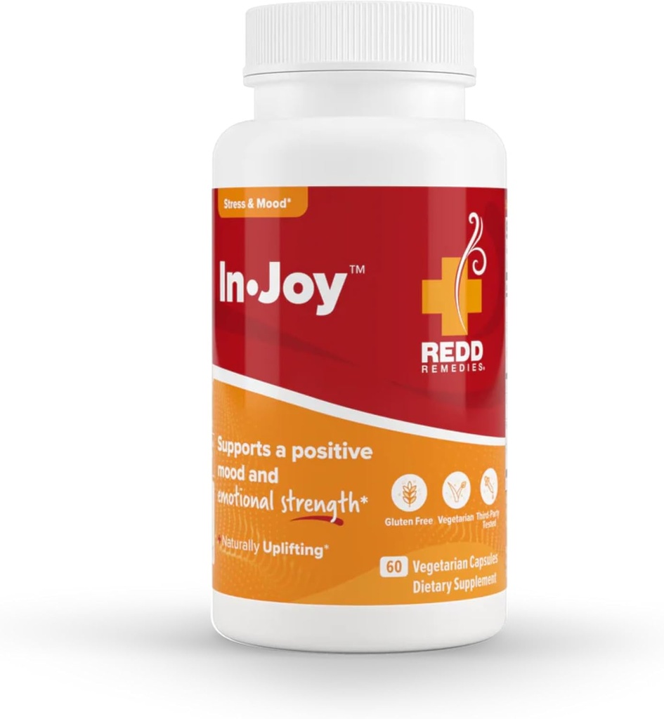 Redd Remedies, In Vreugde, Ondersteunt Mood en Emotionele Kracht, 60 tabletten