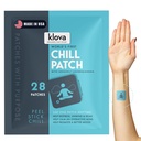 Klova Chill Patches met klinisch bewezen Sensoril Ashwagandha, Rhodiola Rosea, Passiebloem, Gemberwortel Extract, L-Theanine, GABA en andere natuurlijke ingrediënten om te helpen Destress, ontspannen en ontspannen