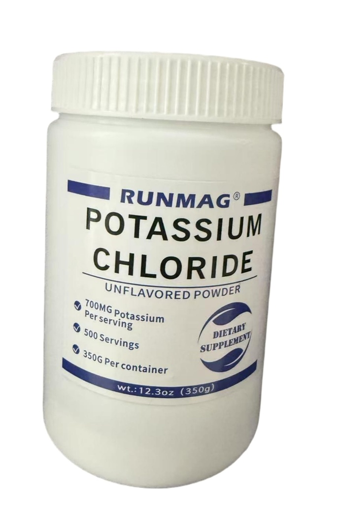Kaliumchloridepoeder - Zoutsubstituut 350g per container