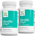 Terry Naturally Terrific Zzzz - Sleep Supplement for Adults - Dietary Supplement with Mandarin, Lemon Balm & Lavender - Non-GMO Relaxation & Sleep Relief Aid - 30 Softgels (2 Pack)