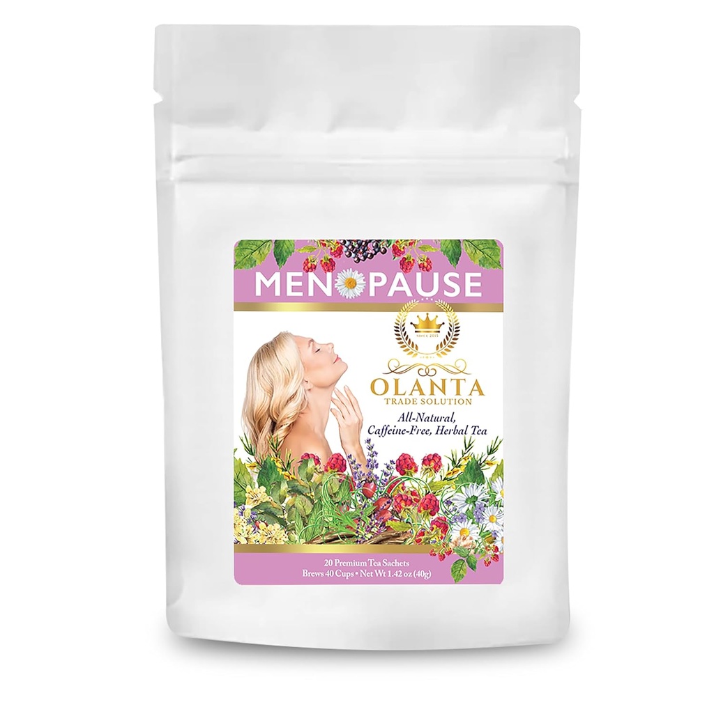 MENOPAUSE TEA - alle natuurlijke menopauze supplementen voor vrouwen, menopauze ondersteuning, Helpt Alleviate Hot Flashes, Nachtkleding, menopauze verlichting supplementen - 20 Premium Tea Sachets