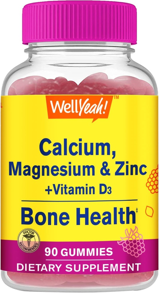 Calcium, Magnesium, Zink + Vitamine D3 Gummies by WellYeah 