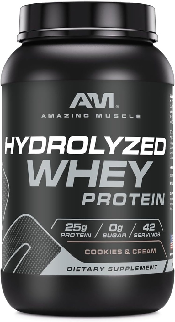 Verbazingwekkend Muscle Hydrolyzed Whey Protein Isoleer Cookies & Cream Flavor Supplement 
