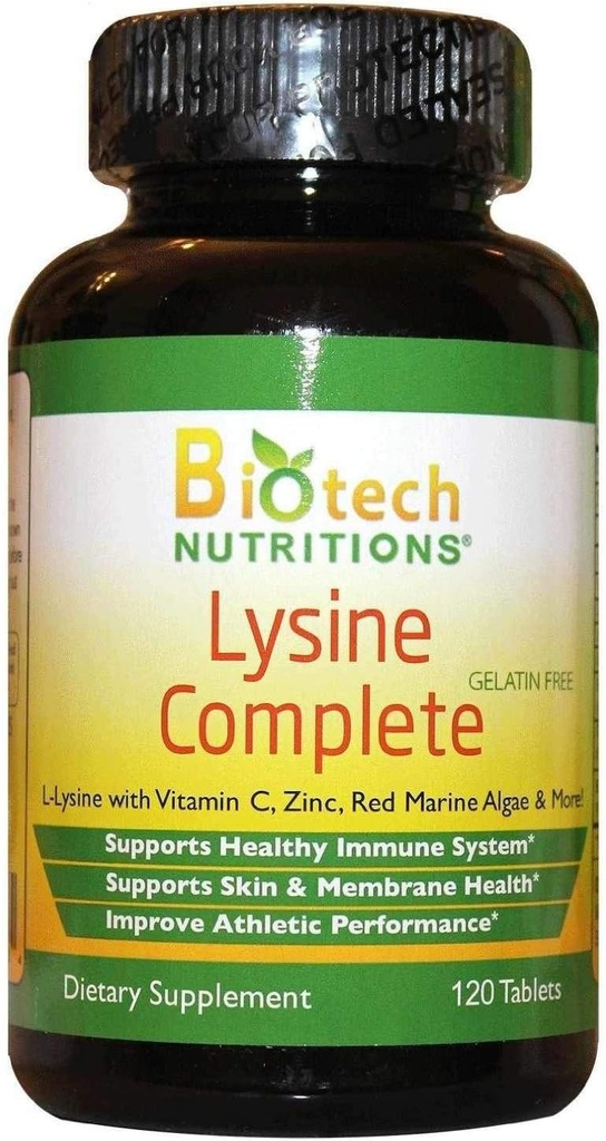 Lysine Complete Dieet Supplement, 120 Tel.