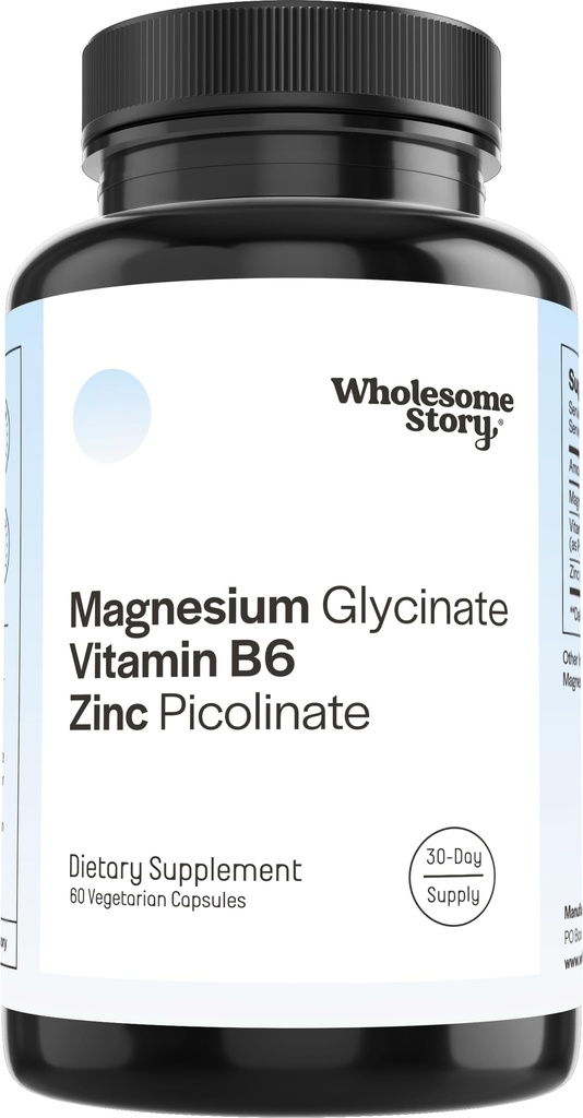 Zink Picolinaat, Magnesium Glycinate Supplementen met P5P Vitamine B6 