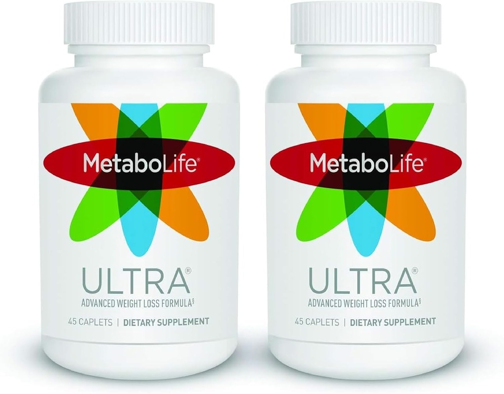 Twinlab MetaboLife Ultra - Dieetsupplement - Hongersupplement voor vrouwen en mannen - 800 mg, 45 Caplets - 2 Pack