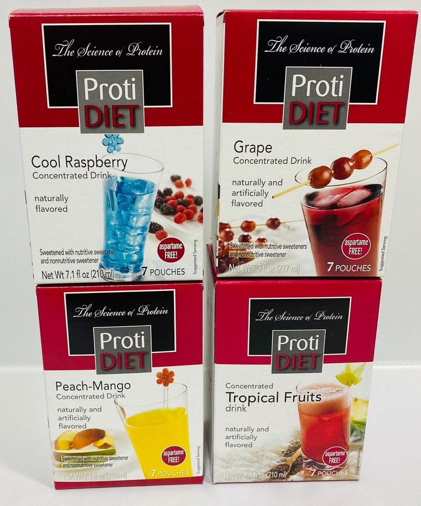 Variety high Protein Diet Concentrate Bundle (28 Servings) - Inclusief 4 Dozen van Proteïne Gels!!!!