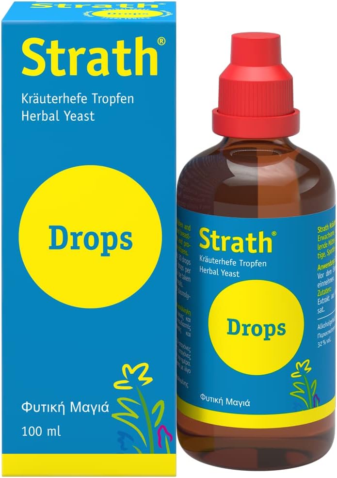 Strath Nutritional Gist Liquid Syrup 3.4 Oz - Vegetarisch, Lactosevrij, Artificieel Additive Free - Digestieve Ondersteuning, Nutriënt Absorptie - Grote Proeverij Dagelijkse Supplement - Prebiotica en Postbiotica
