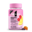 One A Day Prenatal Vitamins for Women Gummies- Pregnancy Vitamins for Women with Folic Acid, DHA, Iodine, Prenatal Gummies, Iron-Free, 60 Ct