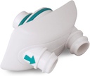 Navage Nasal Dock-Nose Pillow Combo: White Nasal Dock and Standard Nose Pillows