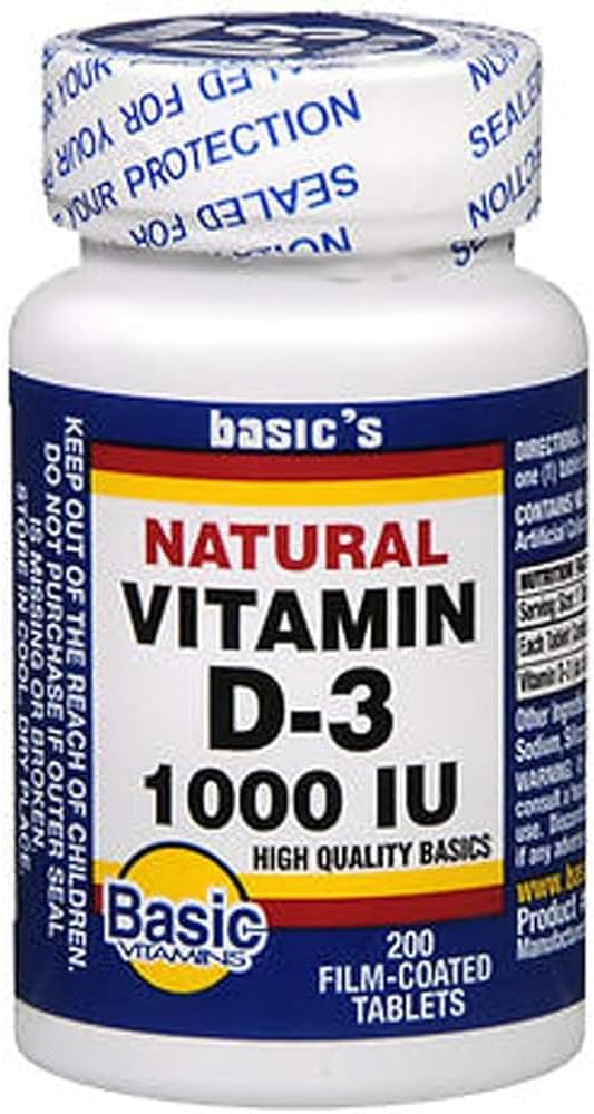 Vitamine D-3 1000 IE Filmomhulde tabletten - 200 t la