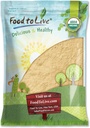 Food to Live - Organic Lion's Mane Mushroom Powder, 8 pond - Verhoog uw hersenwellness met Premium, Non-GMO, Natural and Vegan Superfood to Better Focus