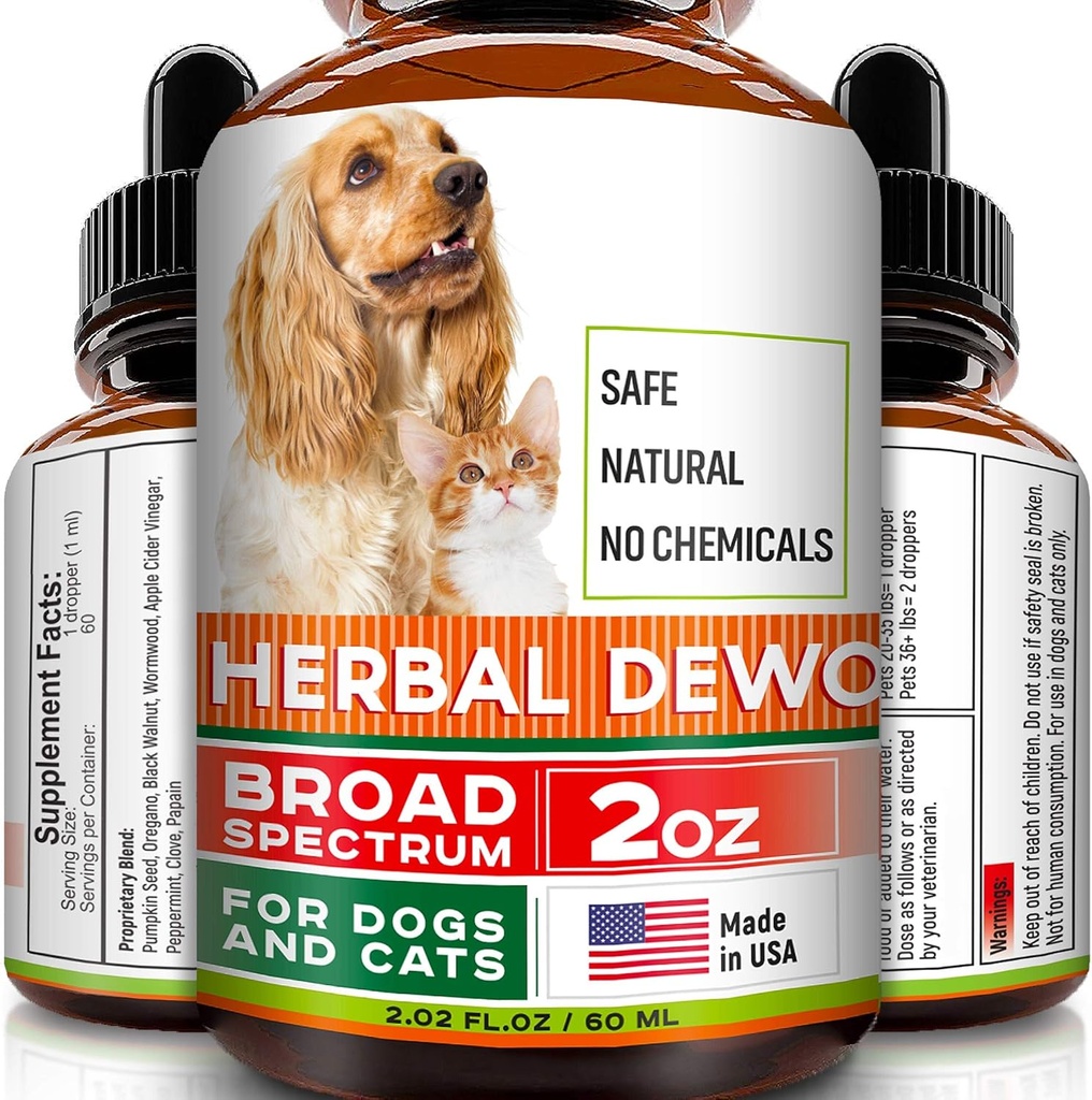 Kruidenreiniging voor katten en honden - Homeopathische parasieten en toxinen voor honden en katten - Alle rassen en grootte - Puppy & Kitten - 2oz