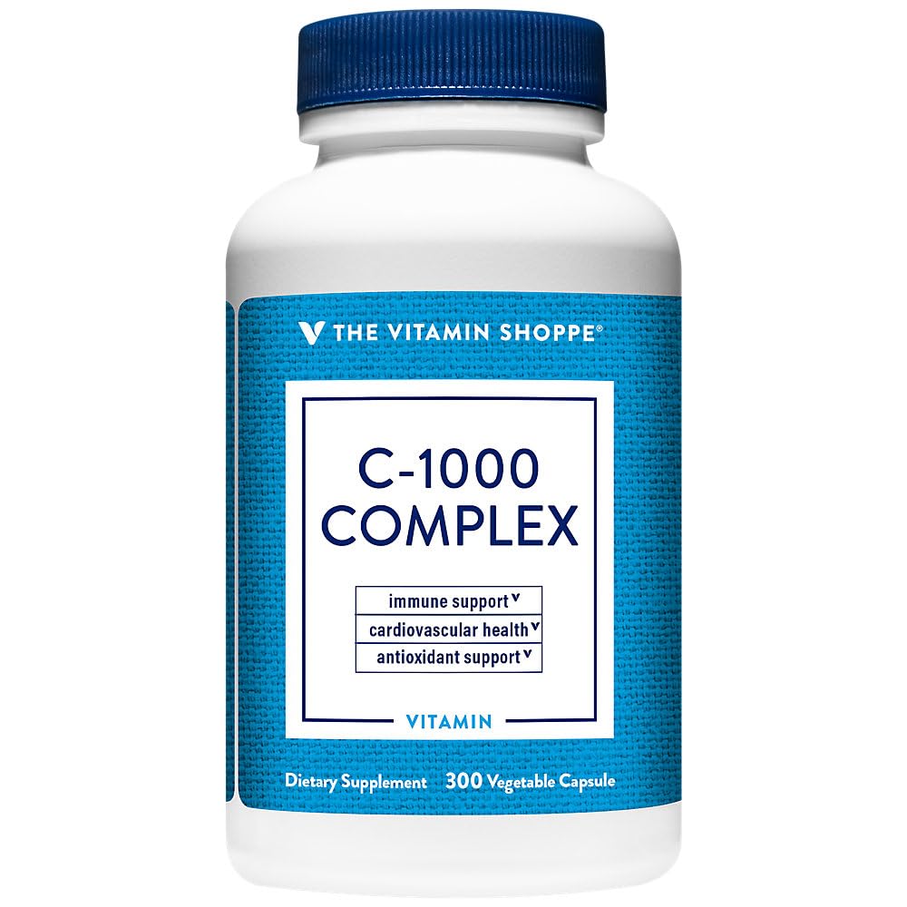 De vitamine Shoppe C-1000 Complex 1000MG, Antioxidant die Immune & Cardiovasculaire Gezondheid ondersteunt (300 capsules)