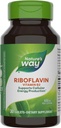 Nature's Way Riboflavine Vitamine B2, 400 mg per portie, Verpakking van 3