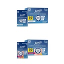 Juven Therapeutische Voeding Drinkmix Poeder voor Wond Genezing, Inclusief Collageen Proteïne, Unflavored 30 Tellen en Fruit Punch 30 Tellen