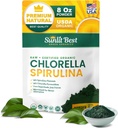 Sunlit Best USDA Organic Chlorella Spirulina Powder - 100% Raw & Vegan Source of Protein & Chlorofyl 