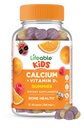 Levensvatbare Kids Calcium Gummies met vitamine D3 500 mg Calcium met vitamine D3 1000 IE Groot Proef Calcium Supplement voor Kids voor botgezondheid en tandgroei 60 Gummies