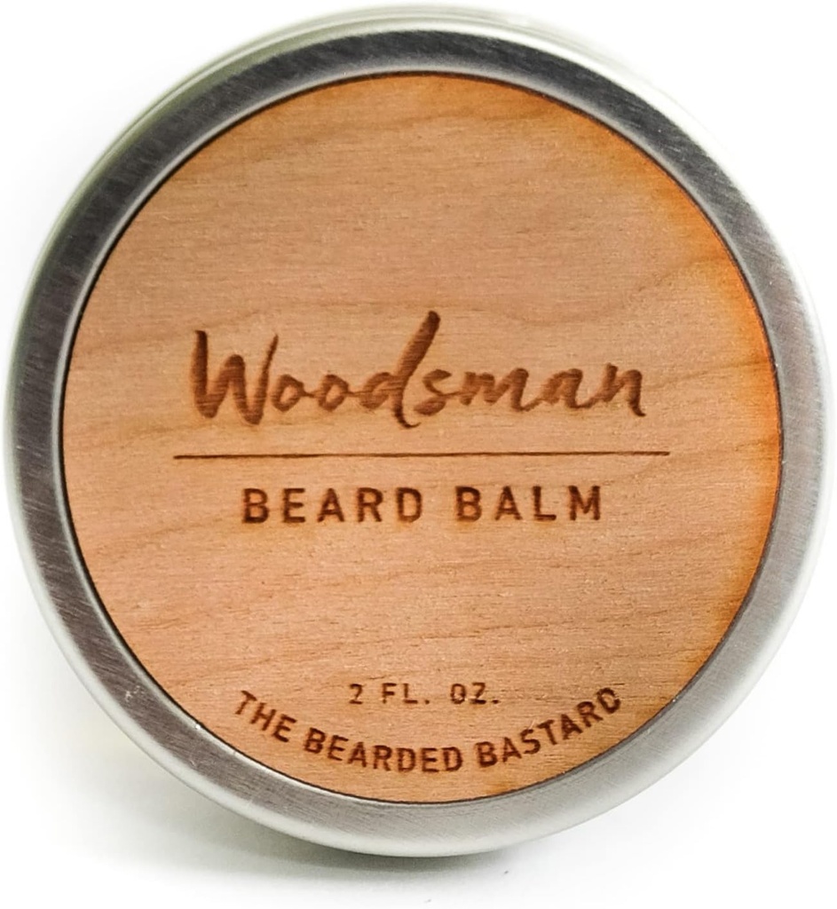 TBB Woodsman Baard Balsem voor Mannen Tame & Style Your Baard Conditioner met Shea Butter, Jojoba Oil, Argan Oil Cedar Scent (2 Oz.)