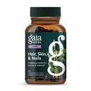 Gaia kruiden haar, huid en nagels - supplement ter ondersteuning van gezonde huid, haar en nagels gezondheid* - Astaxanthine, paardenstaart, Gotu Kola & Burdock - 60 Vegan vloeibare Phyto-capsules (30 porties)