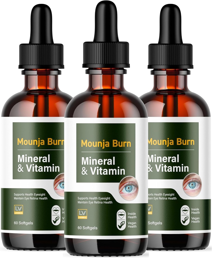 (3 Pack) Mounja Burn Advanced Drops Formula 3 Flessen voor 90 dagen