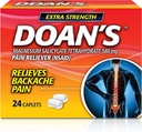 Doan's rugpijn pijnstiller - extra sterkte - 24 count caplets per doos - verpakking van 2