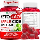 Keto ACV Gummies Geavanceerd gewichtsverlies - Suikervrije ACV Keto Gummies - Gummy Supplement voor vrouwen en mannen - Detox - Apple Cider Vinegar - Apple Flavor