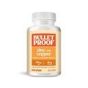 Kogelvrij zink met kopercapsules, 120 tellingen, mineralen en antioxidantsupplement voor immuniteit en mood