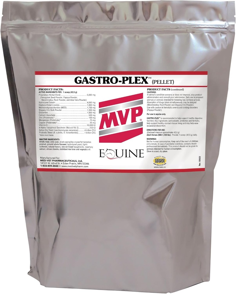 Gastro-Plex (6 lb) ondersteunt Gut Health en Hindgut spijsvertering in paarden
