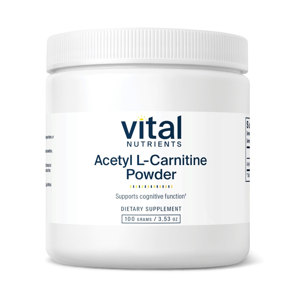 Vitale voedingsstoffen Acetyl-L-Carnitinepoeder Hersenen, Geheugen, en Cognitieve Ondersteuning Supplement* 