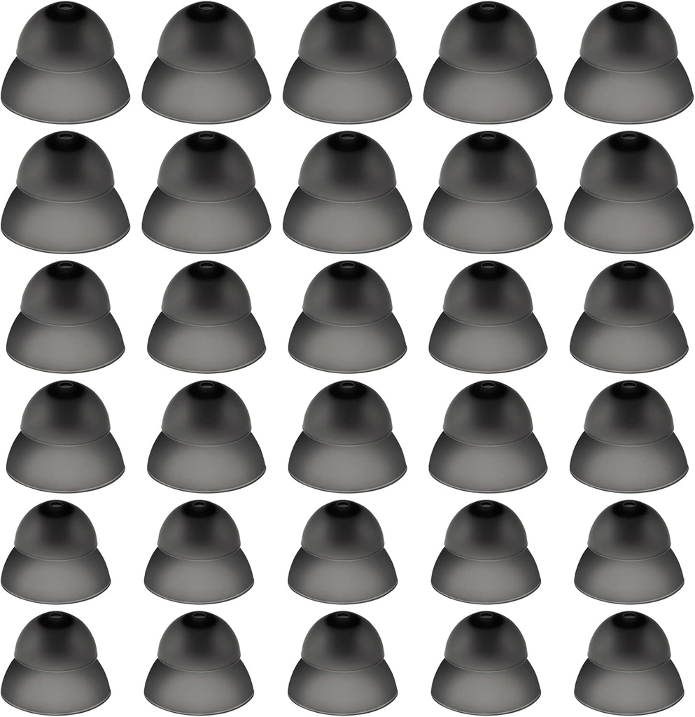 30 Stuks Dome hoortoestel Siliconen hoortoestel Domes Hoortoestel Kracht medium vermogen klein sluit oor Tips Hoortoestellen Direct grote kracht voor het horen van geluid accessoires(zwart)
