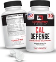 Bone Builder Supplement - Cal Defense Bone Strength Calcium Supplementen voor vrouwen en mannen - Met Calcium met vitamine D, C, K, Magnesium, Bromelain, & Ipriflavone voor Sterkere Bones 90 Calcium Tablets
