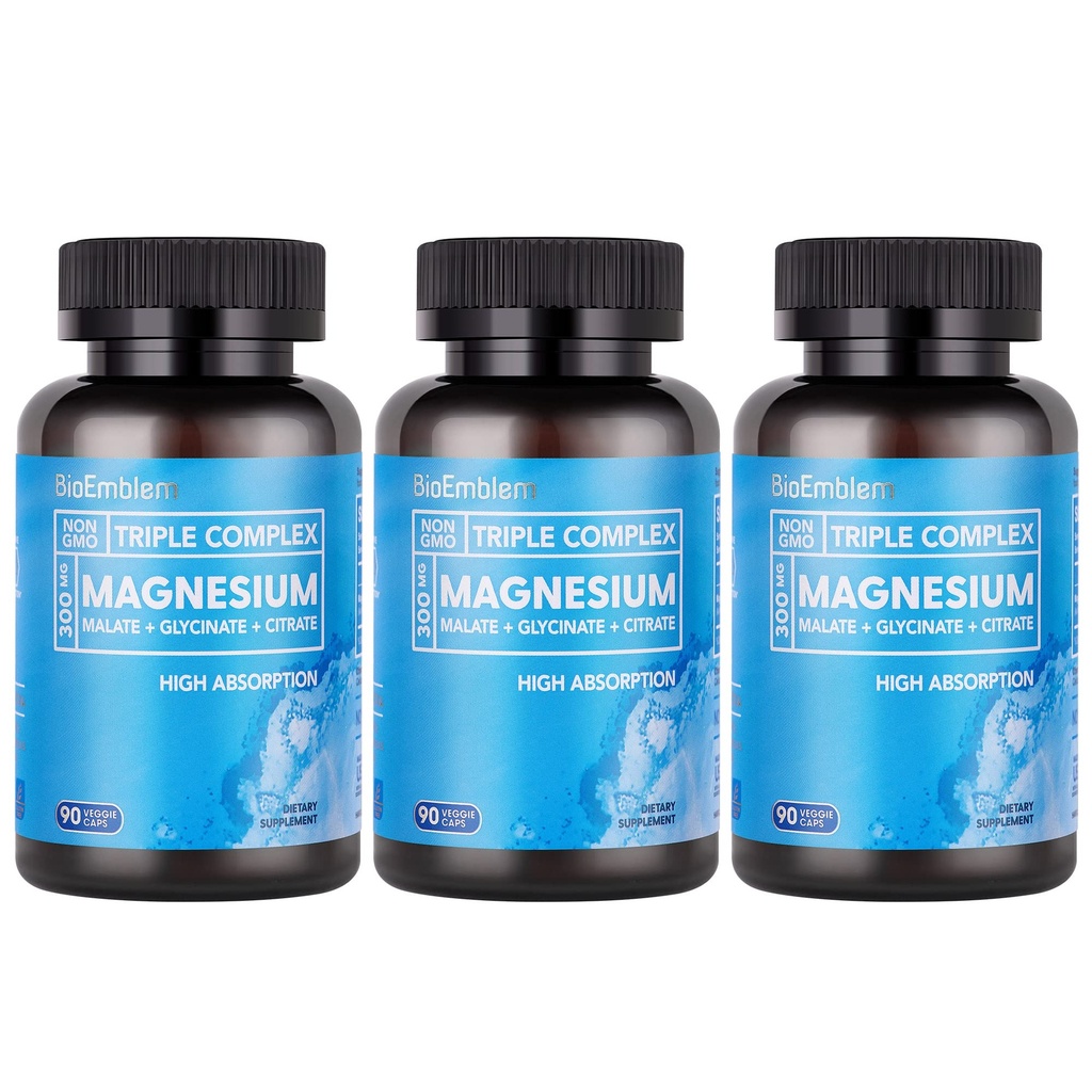 BioEmblem Hoge Absorptie Triple Magnesium Complex 300mg 