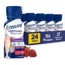 Zorg voor hoge proteïne aardbei voeding Shake, klaar om te drinken, 16g eiwit en 27 vitaminen en mineralen, 8 fl oz, 24 Pack