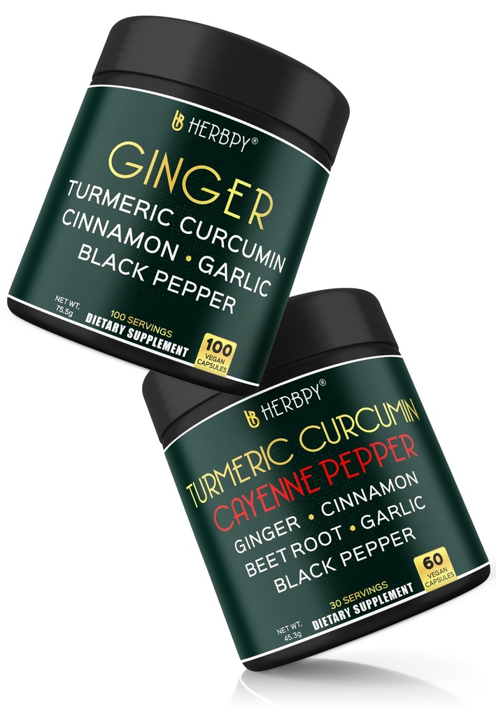 Bundel 7in1 Kurkuma Curcumine Supplement & 5in1 Gembersupplement