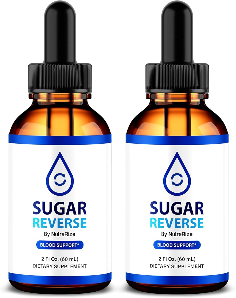 (2 Pack) Sugar Reverse Drops - Natural Way to Maintain Health, Organic Formula to Support Healthy Lifestyle, Sugar Reverse Drops Premium Nutrition, Sugar Reverse En Gotas (60 Servings)