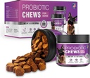 Probiotica voor honden Honden Probiotische Kauwen en spijsverteringsenzymen Prebiotische gezondheid Gut Itchy huid Probiotica jeuken diarree Kauwsupplementen Canine Pet Prebiotica 200 natuurlijke zachte kauwtabletten