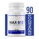 Stop nu met verouderen - MAX-B12 Lozenges 1000 MCG - Vitamine B12 1000mcg - Immune Support, Natural Energy and Brain Support Supplement - Ondersteunt Stress Relief Regulation - Natural Sleep Aid - 90 Lozen