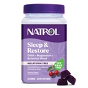 Natrol Slaap & Restore Magnesium Glycinate Blend Gummies, Magnesium voor slaapmiddelen voor volwassenen, Melatonine-vrij, Cherry Flavored, 30 dagen levering